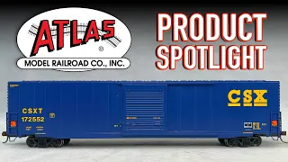 HO Scale ACF 60 Auto Parts Boxcar Atlas Master Product Spotlight