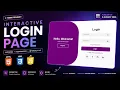 ASMR Programming - Modern Login Page