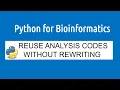 Python for Bioinformatics Beginners Functions How to Reuse Codes
