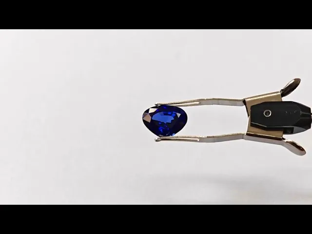 Pear Blue Sapphire 6.97 ct.