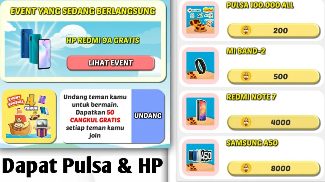 3 game penghasil pulsa gratis 2020