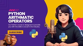 Python arithmetic operators Operator in python Python Tutorials