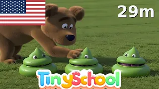 Touch Your Head – Bear’s Fun Body Parts Song for Kids | TinySchool