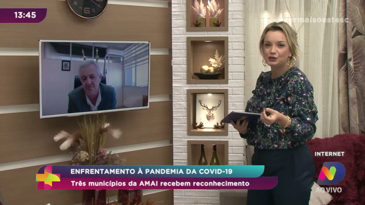 Enfrentamento à pandemia da Covid-19: três municípios da AMAI recebem reconhecimento