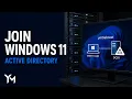 Join Windows 11 to Active Directory Create OUs and Domain Users