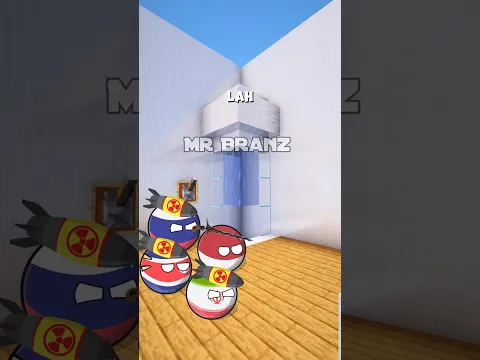 ubur ubur ikan lele kasian le! #countryballs #minecraft #shorts