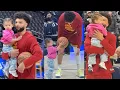 Jamal Murray s Daughter INTERRUPTS DADDY S WARM-UP and shows off some HOOPING SKILLS she has