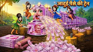 गरीब माँ बेटी और परियों की जादुई पैसों की ट्रेन | Pariyon Ki Jadui Paison Ki Train | HINDI KAHANIYAN