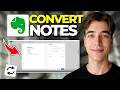 How To Convert Evernote Notes To PDF Tutorial 2026