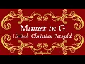 Download Lagu J. S. BACH / PETZOLD - MINUET IN G BWV Anh. 114 (partitura/sheet music)