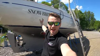 Snowbird Ep41 This is it, boat is coming out from the water no more sailing this year HR Rasmus