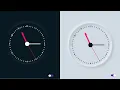 how to analog clock design and animate using only Html and Css - analog clock using html css 2020