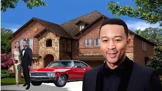 The Lifestyle of JOHN LEGEND 2025 WIFE kids LUXURIOUS CARS Houses and NET WORTH