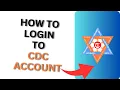 How to Login to CDC Account Curriculum Development Center