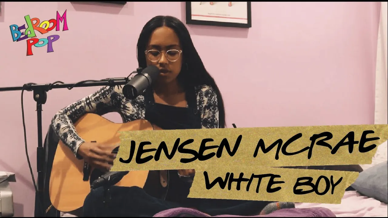 BEDROOM POP: Inside Jensen McRae's childhood bedroom as she performs her song, 'White Boy' BEDROOM POP: Inside Jensen McRae's childhood bedroom as she performs her song, 'White Boy'