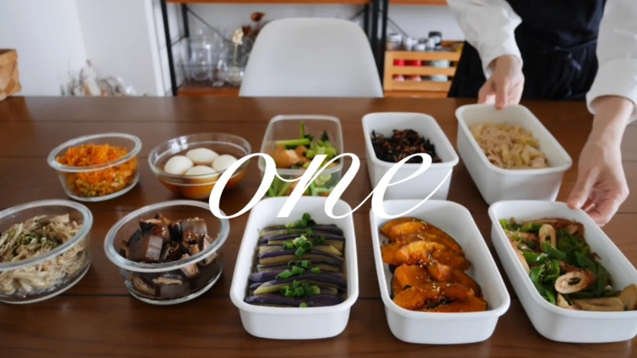 【前篇】日式常備菜/食材前置作業/醋醬溏心蛋/蒜香蒟蒻香菇/炒綜合香菇/羊栖菜煮物/日式 胡蘿蔔炒蛋/番外篇