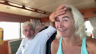 DAY 10 ATLANTIC CROSSING! I think we are going ocean crazy!#atlanticcrossing #trawlerlife