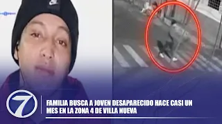 Familia busca a joven desaparecido hace casi un mes en la zona 4 de Villa Nueva