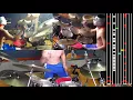 【ロマサガ3】玄城バトルを激しく叩いてみた！Romancing sa ga 3 Genjo Battle drum cover