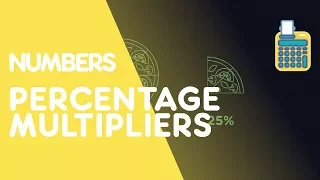 Percentage Increase Decrease - Using Multipliers Number Maths FuseSchool