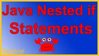 Java Nested if-else Statements by Example - Easy Java Tutorial