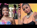 Halle Bailey pregnant Chrisean Rock due to give birth any day now