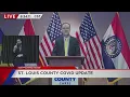 Page on UK variant in St Louis County