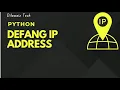Python Defang IP Address