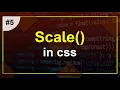 Scale in css how Scale works in css Scale method Scale property Yuvraj Academy part