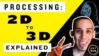 How to make an Image 2D to 3D animation Processing creative coding tutorial