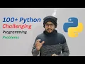 100 Python challenging programming problems in Marathi Teaser Coming soon