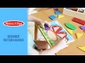 Melissa Doug Beginner Pattern Blocks