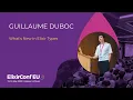 What s New in Elixir Types Guillaume Duboc ElixirConf EU 2025