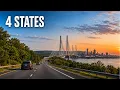 Driving from New Jersey to Boston Four States One Journey