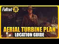 How to Get Aerial Turbine Generator Plan in Fallout 76 Burning Springs