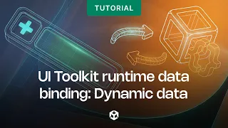 UI Toolkit runtime data binding Dynamic data