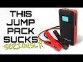 REVIEW Schumacher JUNK 800 Amp Jump Starter SL1396 Oreilly Auto Parts DO NOT BUY