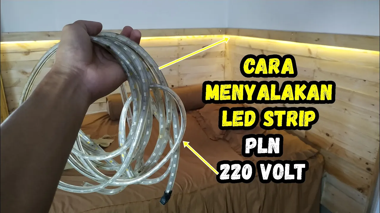 Upgrade LED Strip dengan LED Cover (Diffuser)