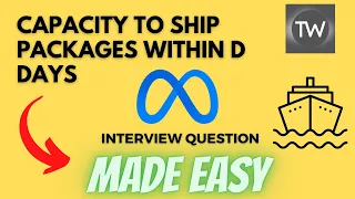 Capacity To Ship Packages Within D Days - Leetcode 1011