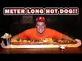 Meter-Long Monster Hot Dog Challenge in Dubai UAE
