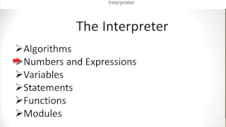 Interpreter in python 2 Using the Python Interpreter