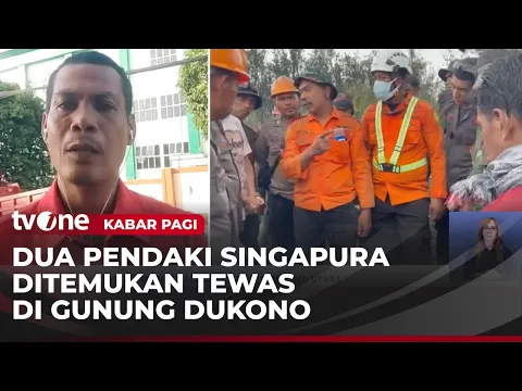 Tim SAR Gabungan Berhasil Temukan Pendaki Gunung Dukono Asal Singapura