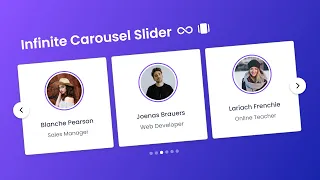 Create A Draggable Card Slider in HTML CSS JavaScript Infinite Image Slider in JavaScript