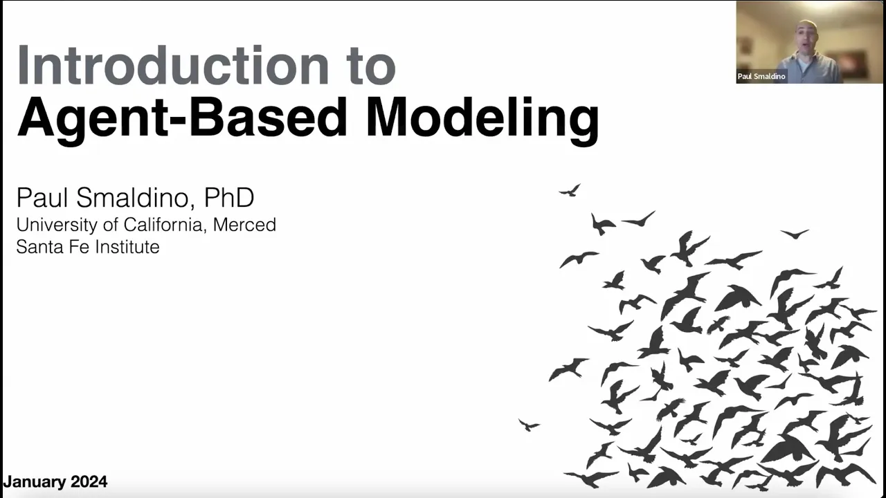 Introduction to Agent-Based Modeling: Modeling Basics with Paul Smaldino