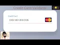 22 Simple Credit Card Validator Using HTML CSS JAVASCRIPT