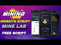 Setup Your Cloud Crypto Mining Website ll Mine Lab 3 0 source Code