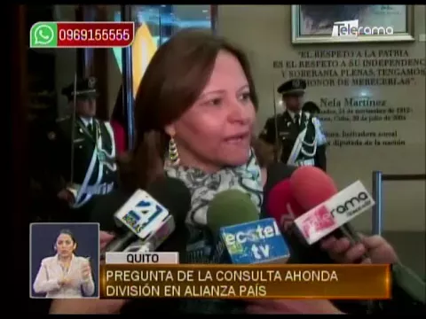 Pregunta de la consulta ahonda división en Alianza Pais