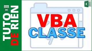Exel VBA module de classe decouverte