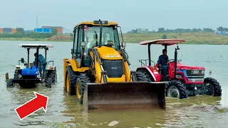 आखरी वीडियो JCB 3dx के साथ New Holland 3630 | Mahindra 605 4x4 | Escort Hydra | TATA 3530