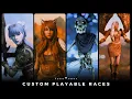 Skyrim SE Unique Custom Race Mods